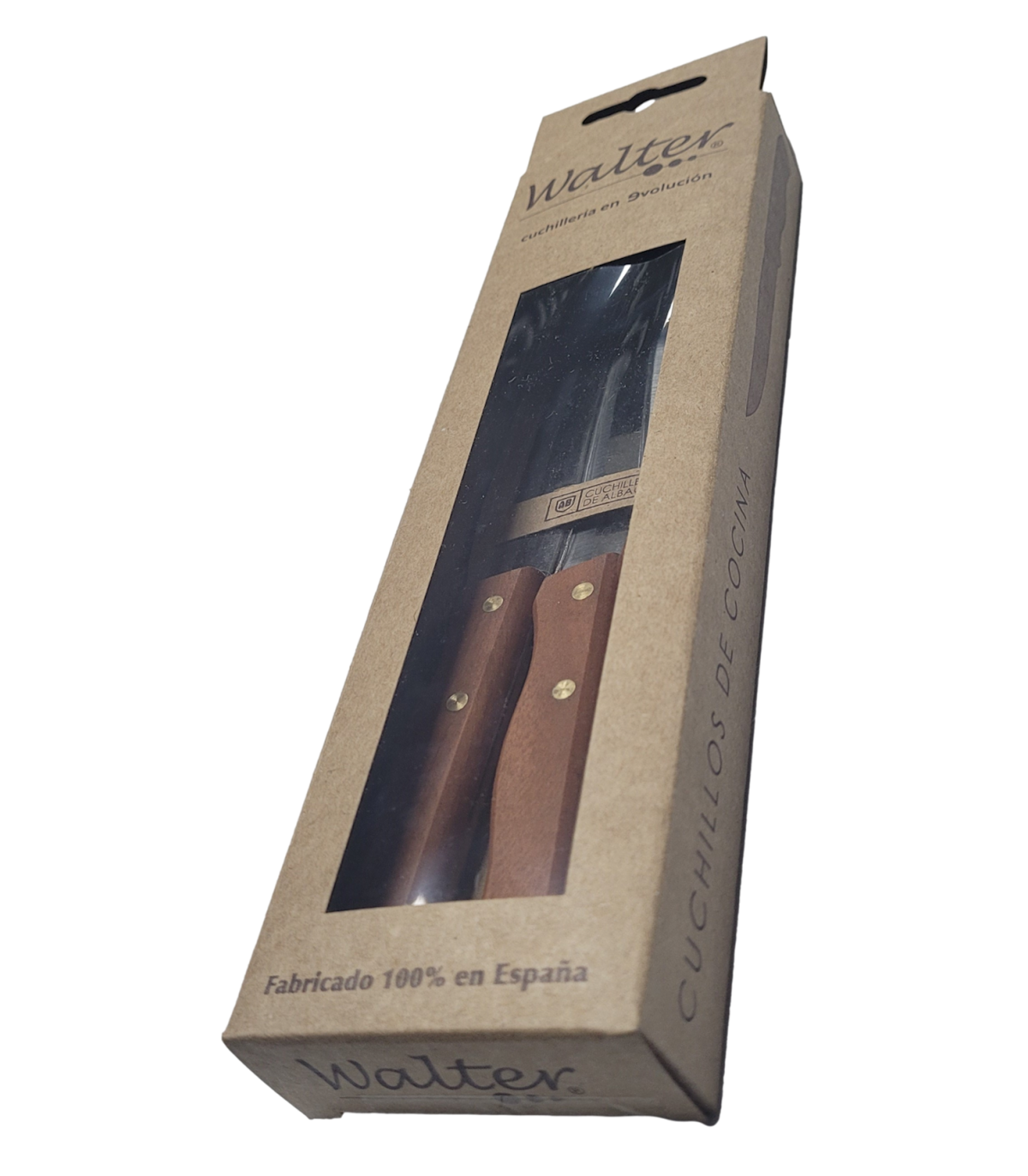 Juego 3 Cuchillos Verduras 10 cm con filo Mango Madera - DIANA