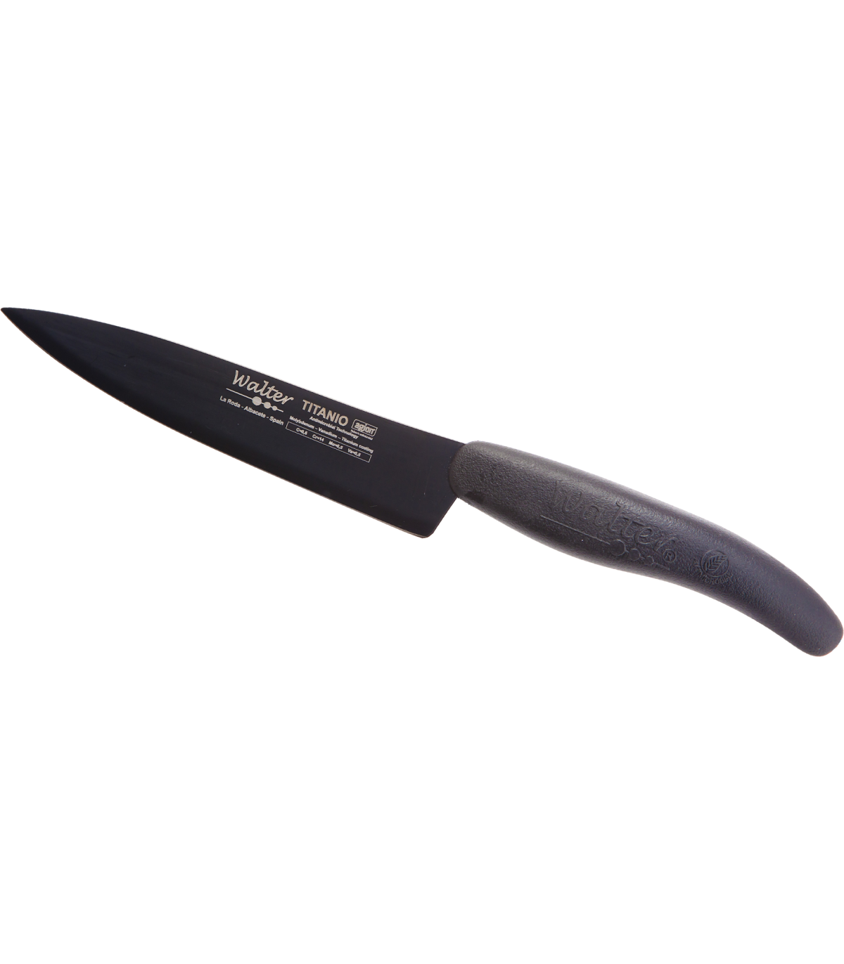 Cocinero 15 Cm - Titanio Negro - M.PP Negro, Estuche - S.Titanio