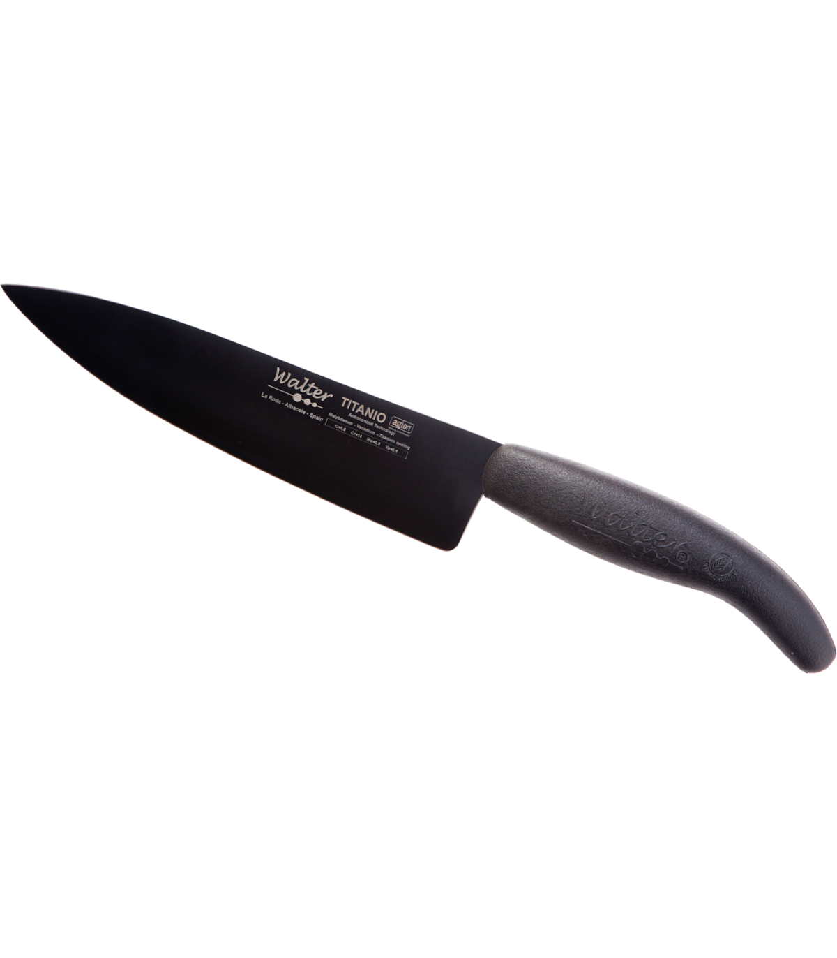 Cocinero 20 Cm - Titanio Negro - M.PP Negro, Estuche - S.Titanio