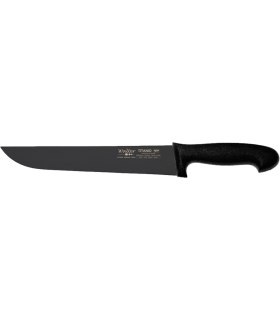 Carnicero Universal 25 Cm - Titanio Negro - Mango Negro, Display