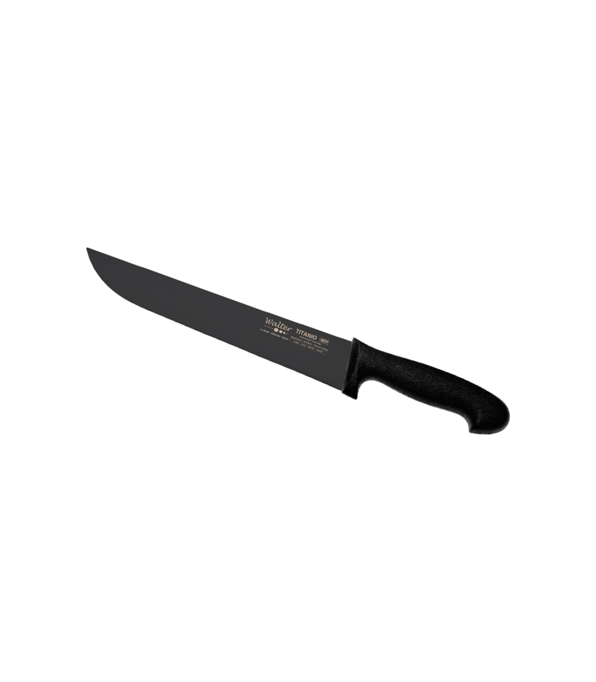 Carnicero Universal 25 Cm - Titanio Negro - Mango Negro, Display