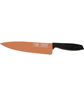 Cocinero 20 Cm - Titanio Bronce - Mango Japones Negro, Estuche - S.Titanio