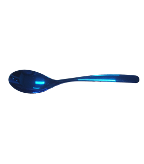 Juego 6 uds - Cuchara de Mesa, Titanio Azul