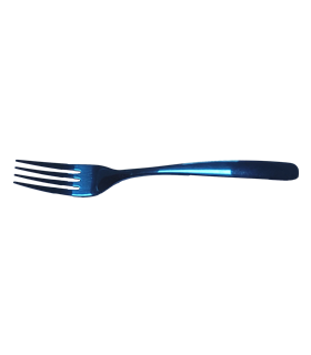Juego 6 uds - Tenedor de Mesa, Titanio Azul