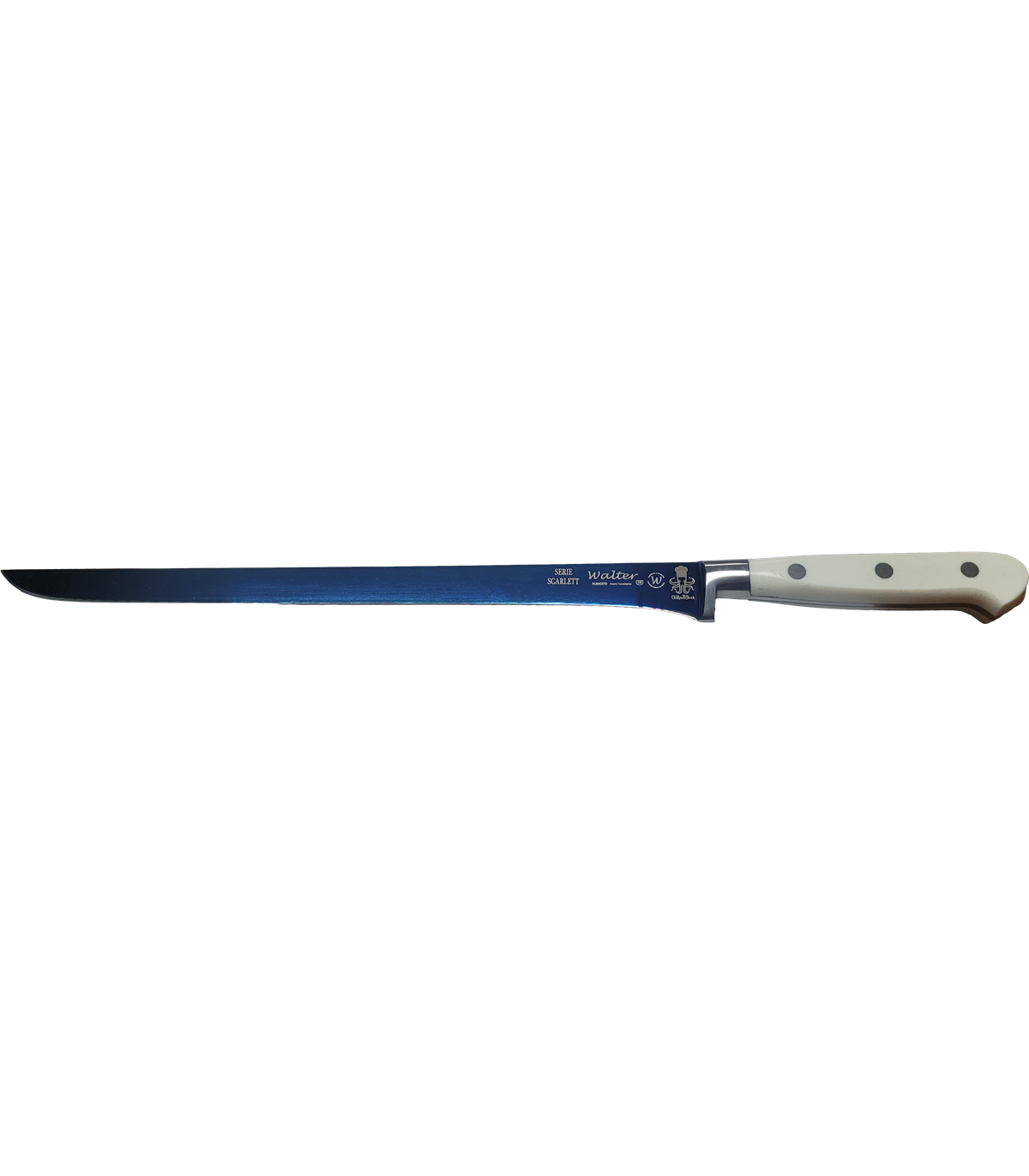 Jamonero 28 Cm - Titanio Azul - M.Pom Blanco, Octopuss Black