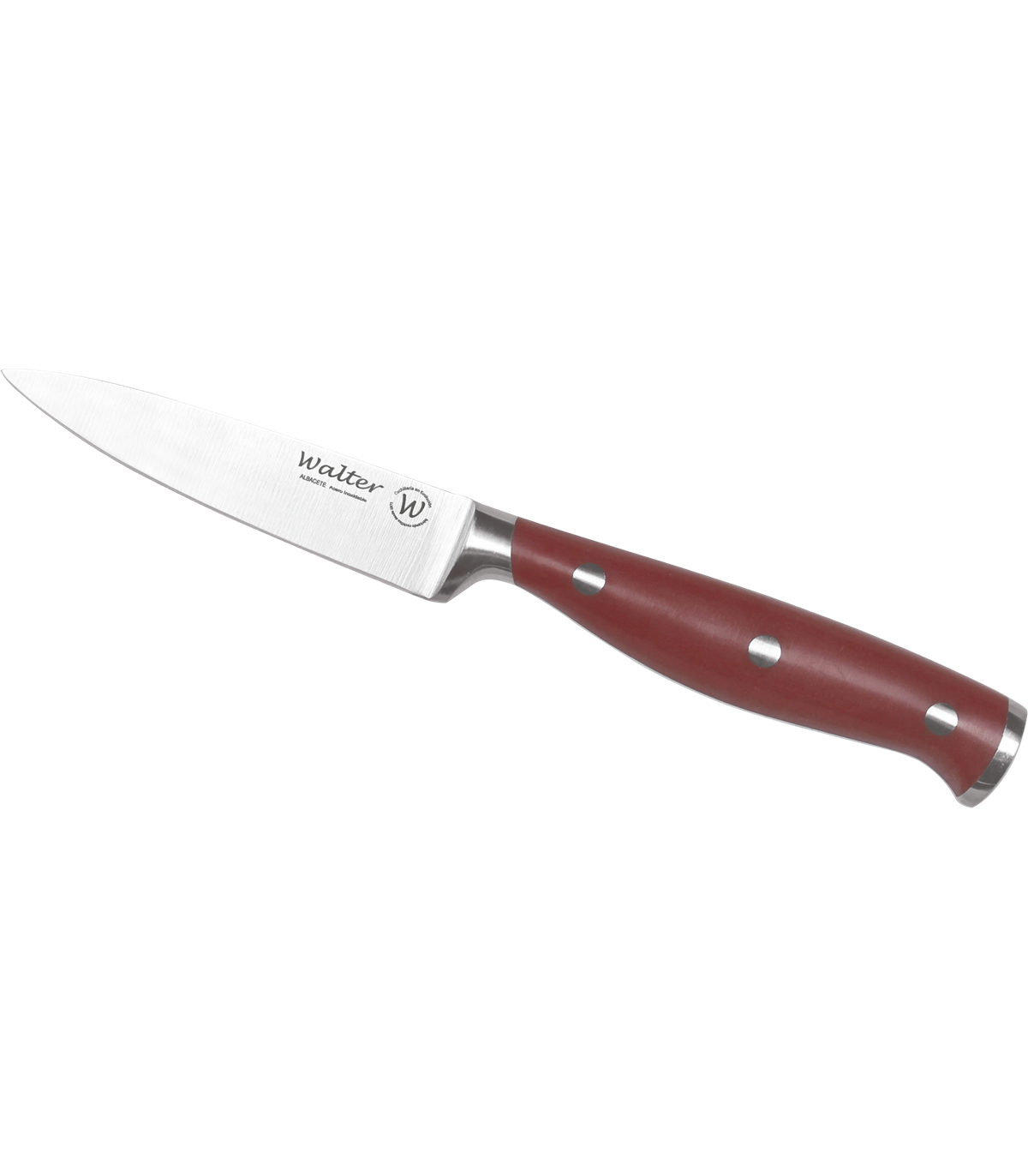 Puntilla Forjada Cocinero 10 cm - Mango Rojo Inglés, S. Gala Hogar