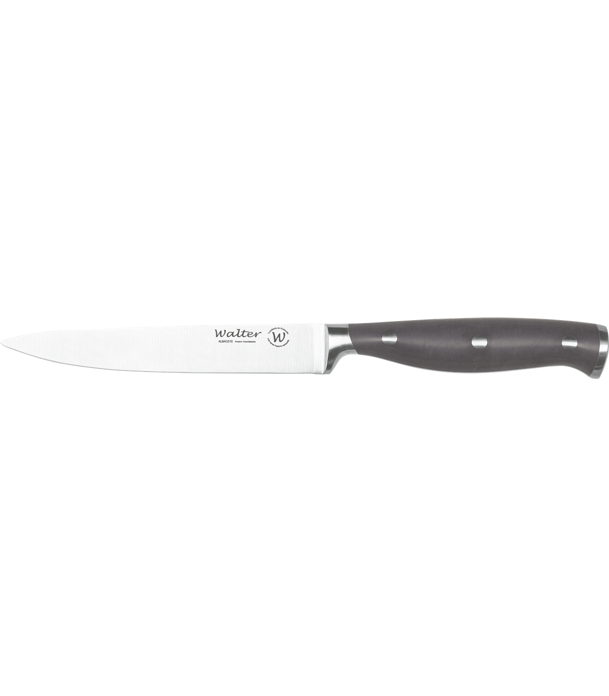 Cuchillo Forjado Verduras 13 cm - Mango POM Gris Antracita, S. Gala Hogar