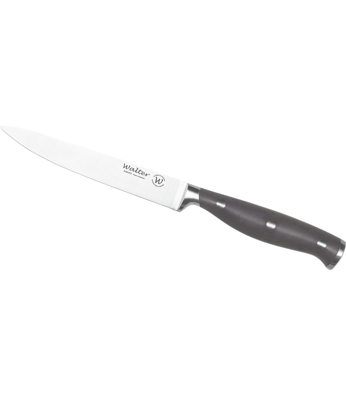 Puntilla Forjada Cocinero 10 cm - Mango POM Gris Antracita, S. Gala Hogar