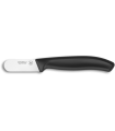 Cuchillo Recolección Corto Redondo 4,5 cm - Mango PP Negro