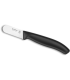 Cuchillo Recolección Corto Redondo 4,5 cm - Mango PP Negro