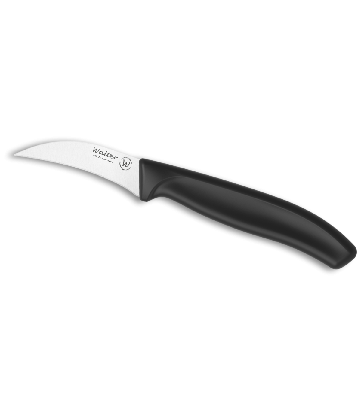 Puntilla Curva Recolección 6 cm - Mango PP Negro