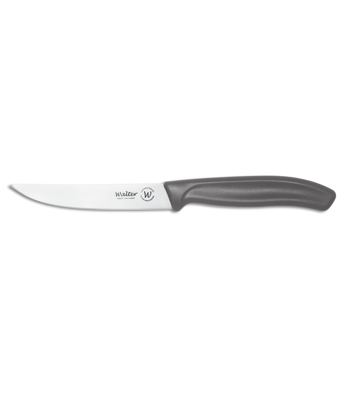 Cuchillo Recolección Filo 10,5 cm - Mango PP Gris