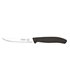 Juego 6 uds. - Cuchillo Mesa Bistec con Sierra - Mango PP Negro