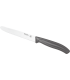 Cuchillo Recolección Sierra Redondo 12 cm - Mango PP Gris