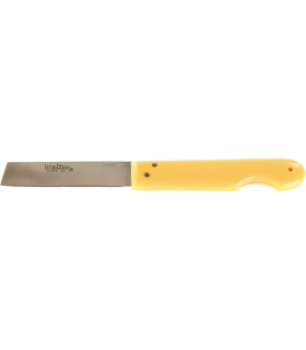 Navaja Amarilla Punta Cuadrada 8 cm - Mango PP Amarilla