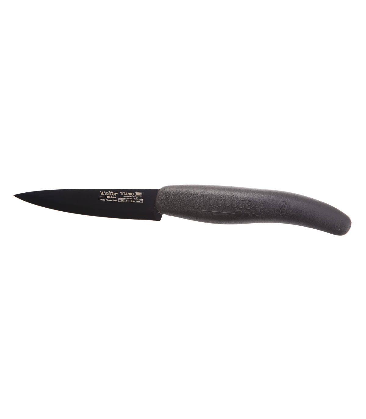 Puntilla Cocinero 11 Cm - Titanio Negro - M.PP Negro, Estuche - S.Titanio