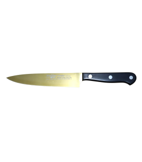 Cocinero Enterizo 15 Cm Titanio Oro - Mango Pom, Estuche - S.Titanio