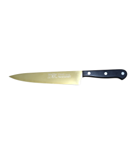 Cocinero Enterizo 17,5 Cm Titanio Oro - Mango Pom, Estuche - S.Titanio
