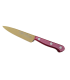Puntilla de Cocina Enteriza 11 cm Titanio Oro - Mango Metacrilato Rosa