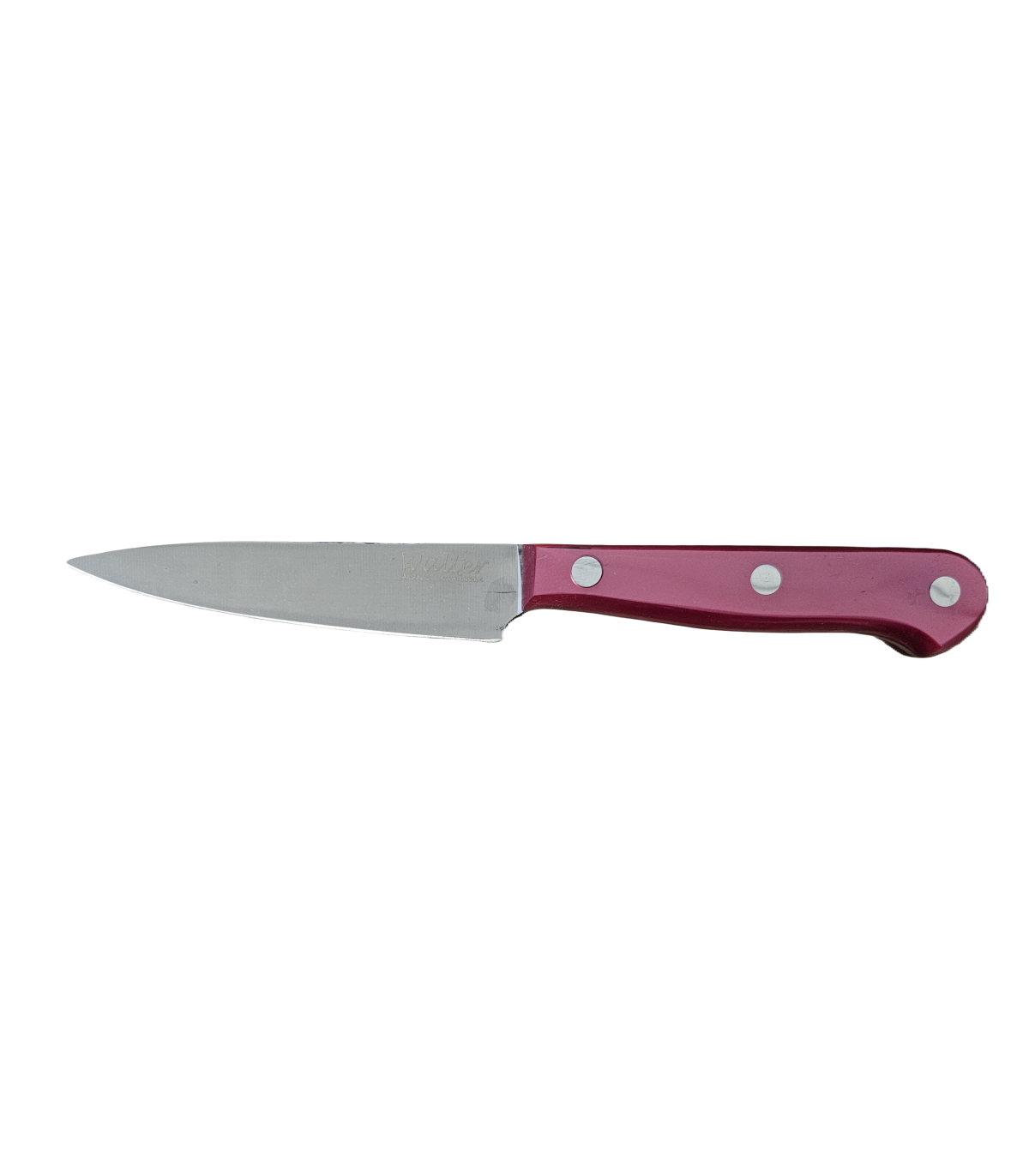 Puntilla de Cocina Enteriza 11 cm - Mango Metacrilato Rosa