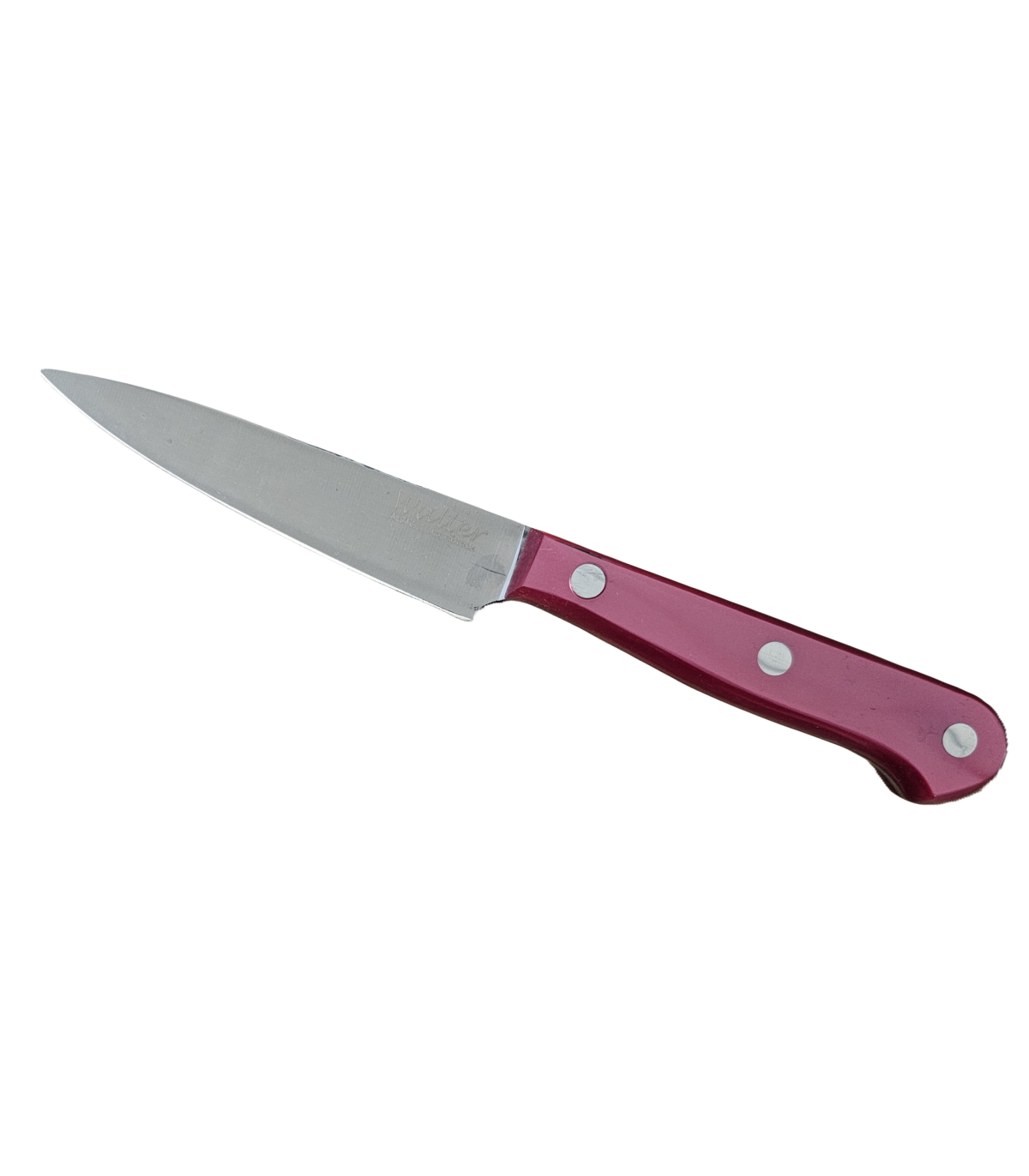 Puntilla de Cocina Enteriza 11 cm - Mango Metacrilato Rosa