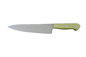 Cuchillo de Cocina Enterizo 20 cm - Mango Metacrilato Verde