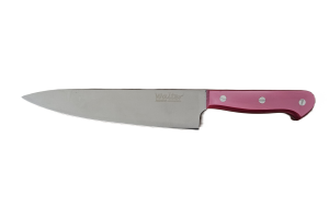 Cuchillo de Cocina Enterizo 20 cm - Mango Metacrilato Rosa