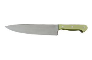 Cuchillo de Cocina Enterizo 25 cm - Mango Metacrilato Verde