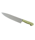 Cuchillo de Cocina Enterizo 25 cm - Mango Metacrilato Verde
