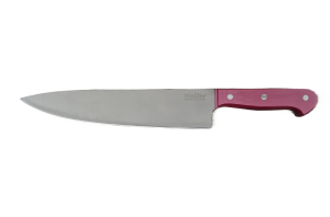 Cuchillo de Cocina Enterizo 25 cm - Mango Metacrilato Rosa