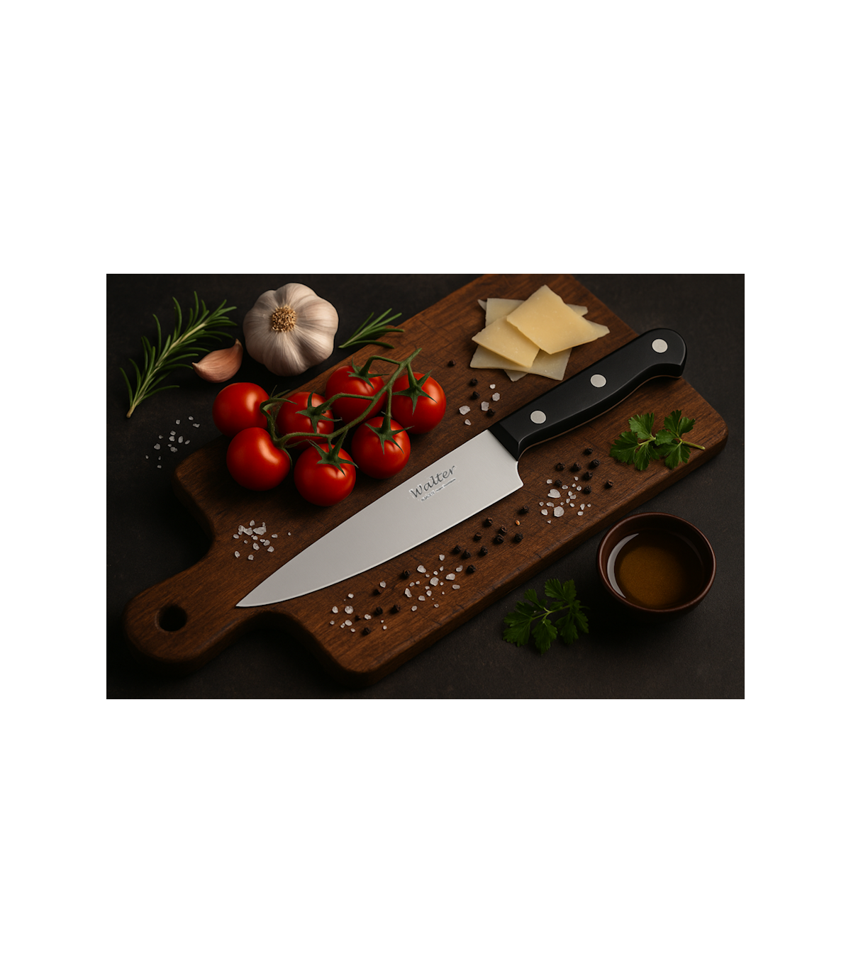 Puntilla Cocinero 13 Cm - Mango Pom,Display - S.Valentina