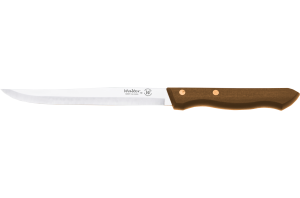 Juego 2 Cuchillos Verduras 18 cm con filo Mango Madera - DIANA