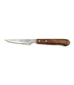 Juego 6 uds. - Cuchillo Chuletero ANCHO - Mango Madera Moldeada