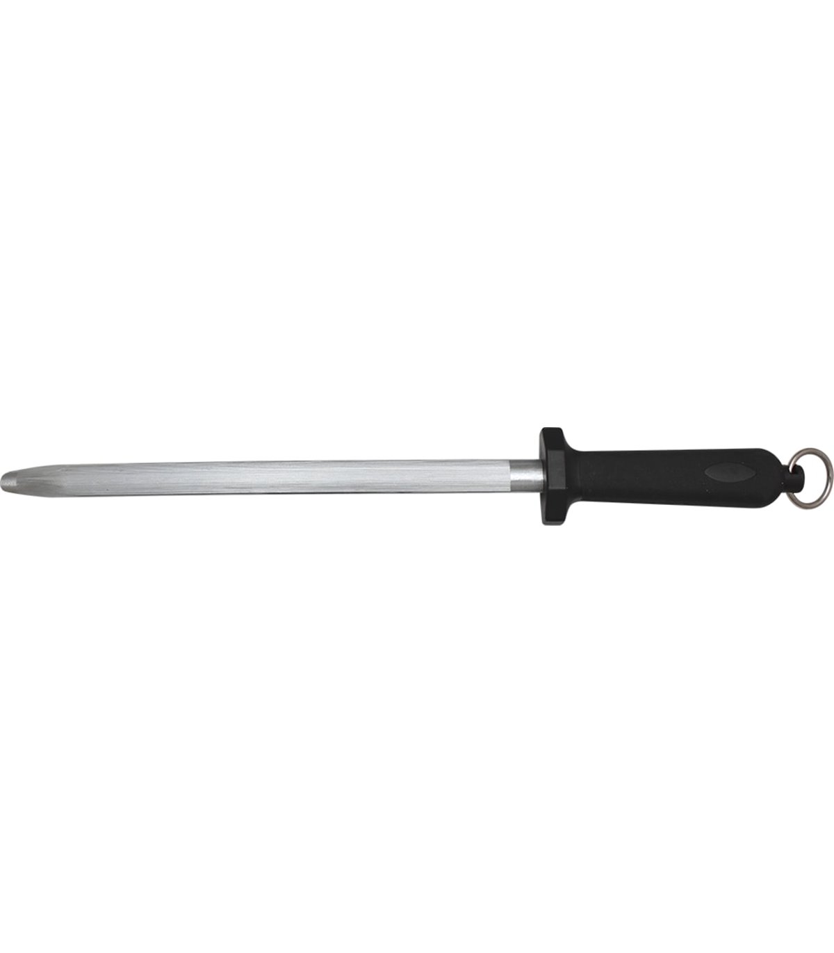 Chaira Profesional 30 Cm Ovalada - Mango Negro, Display