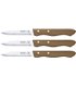 Juego 3 Cuchillos Patatas 9 cm Mango Madera - DIANA