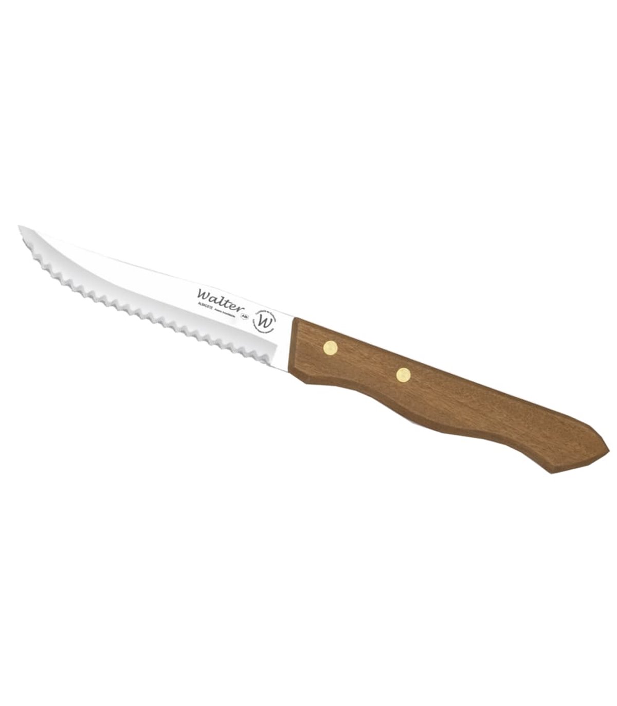 Juego 3 Cuchillos Verduras 10 cm con sierra Mango Madera - DIANA