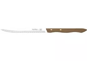 Cuchillo Verduras 13 Cm Con Sierra - Mango Madera, Estuche 3 Uds