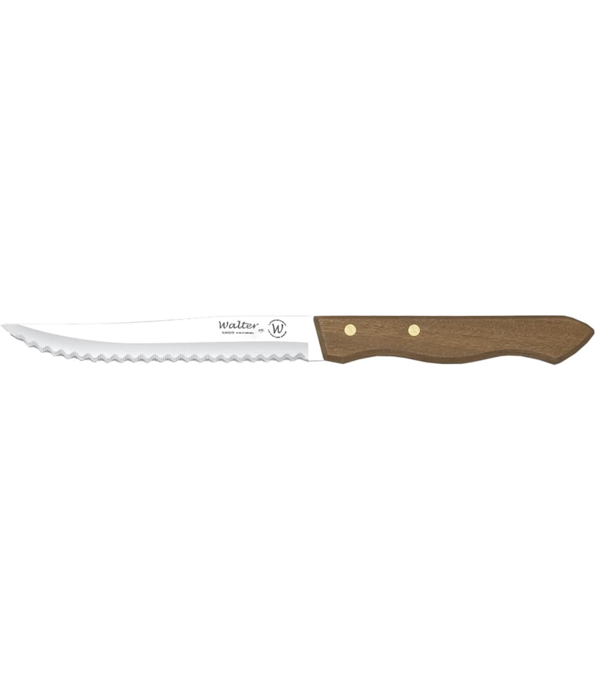 Cuchillo Verduras 13 Cm Con Sierra - Mango Madera, Estuche 3 Uds
