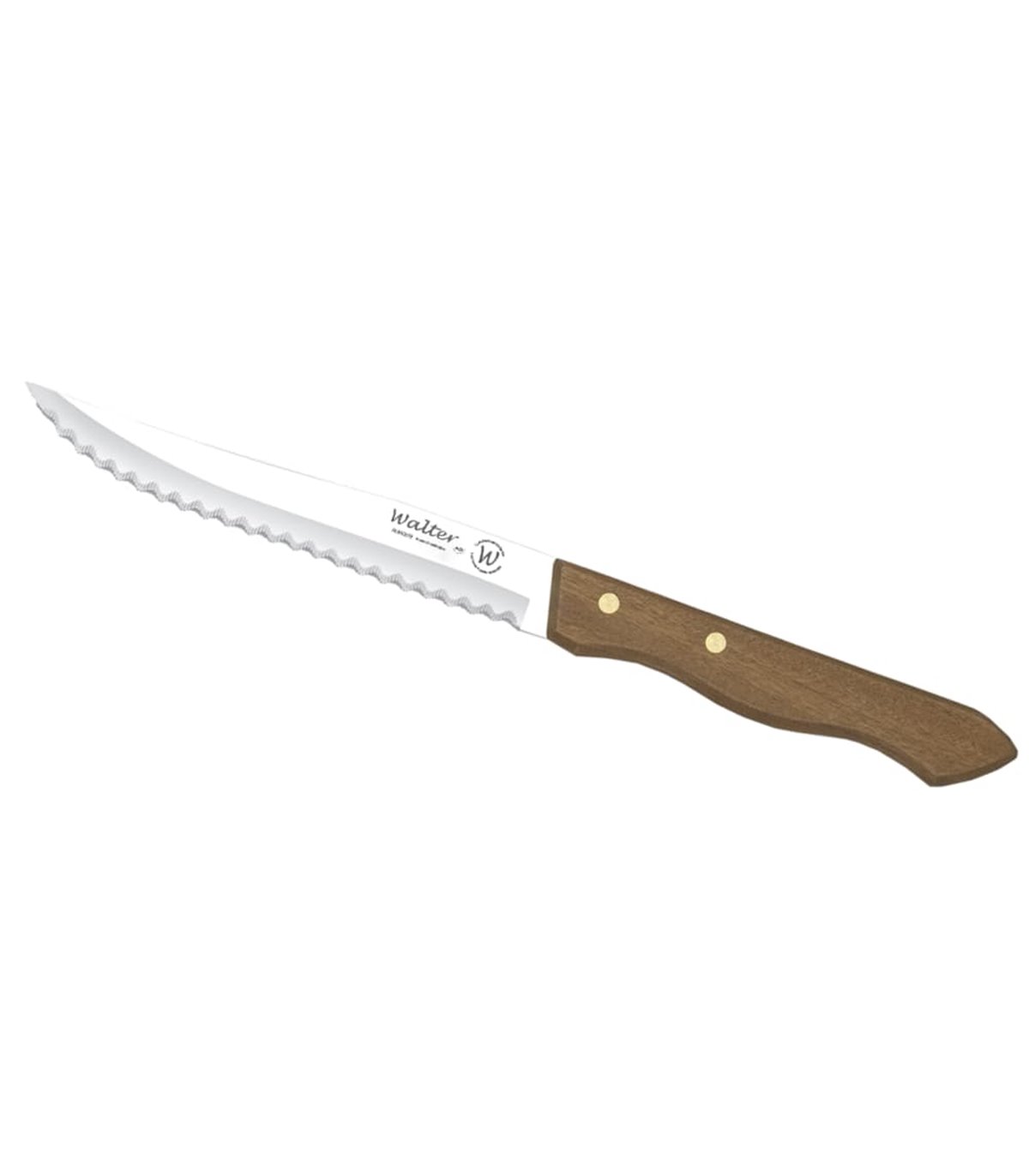 Cuchillo Verduras 13 Cm Con Sierra - Mango Madera, Estuche 3 Uds