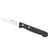 Cuchillo De Patatas 9 Cm - Mango Negro Remache, Estuche 3 Uds
