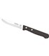 Cuchillo Verduras 10 Cm Con Sierra - M.Negro Remache, Estuche 3 Uds