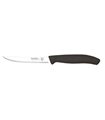 Juego 6 uds. - Cuchillo Mesa Bistec con Sierra - Mango PP Negro