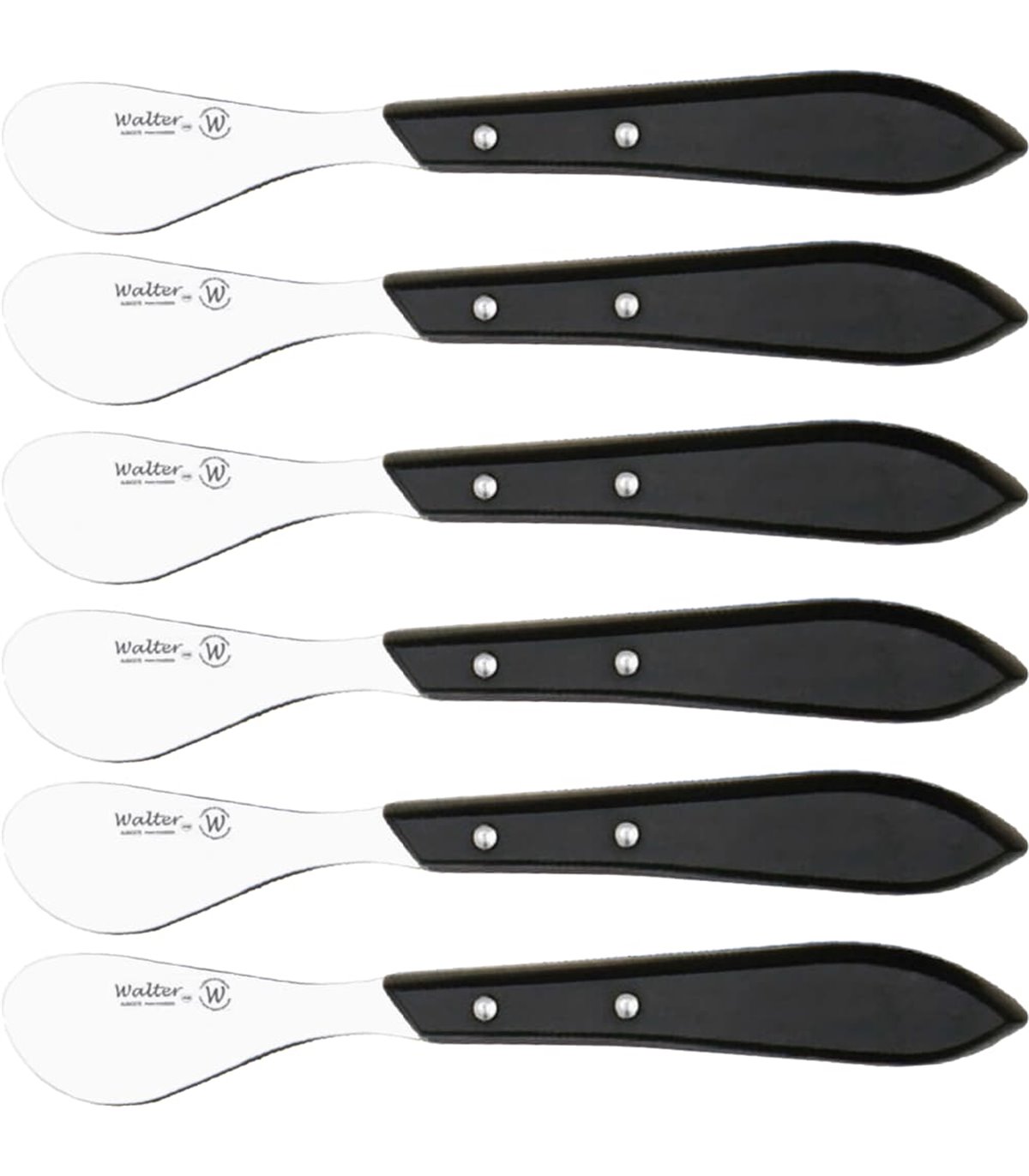 Juego 6 Uds. - Espátula - Untador STILETTO - Mango Phenolkraft