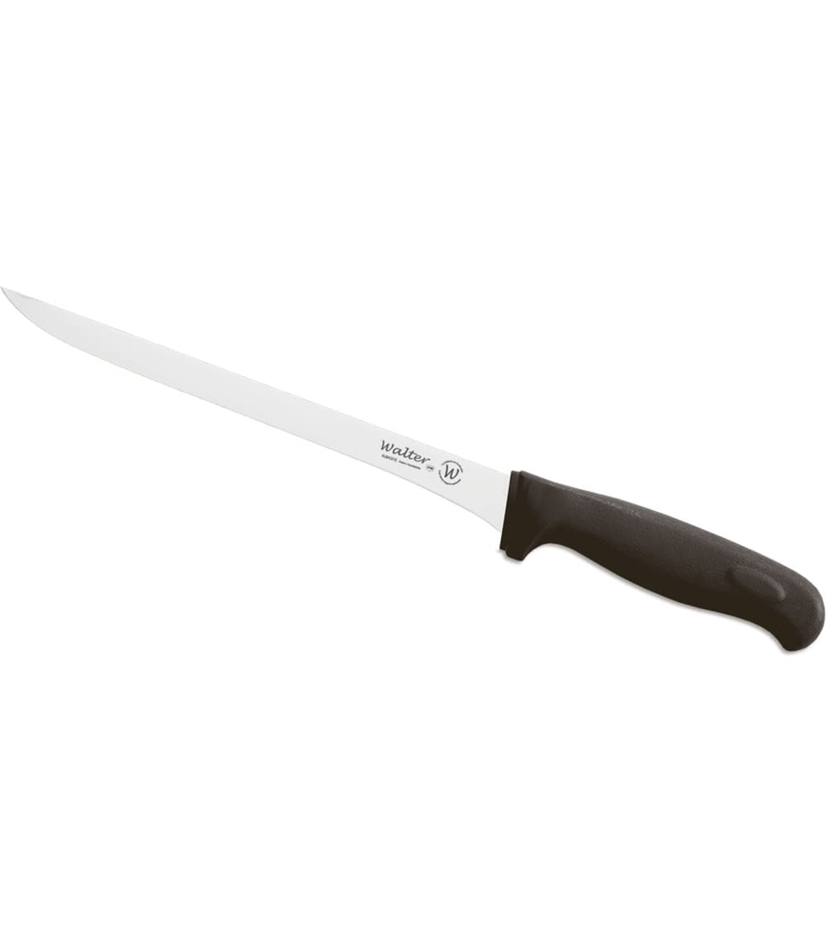 Cuchillo Jamonero 30 Cm - Mango Negro, Display