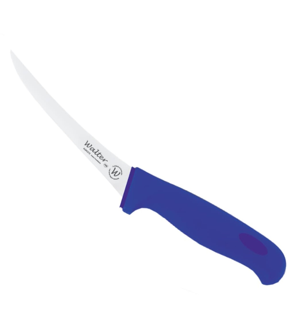 Deshuesador Curvo 15 Cm - Mango Azul, Display