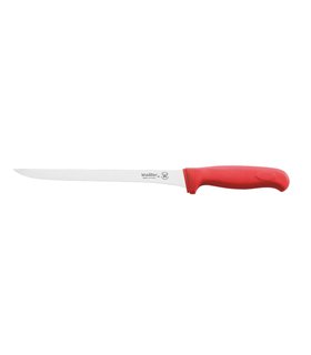 Cuchillo Jamonero 30 Cm - Mango Rojo, Display
