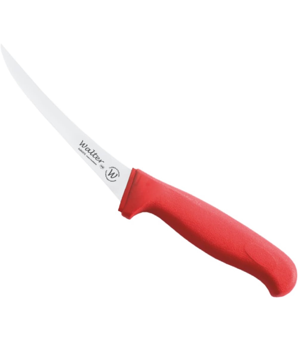 Deshuesador Curvo 15 Cm - Mango Rojo, Display
