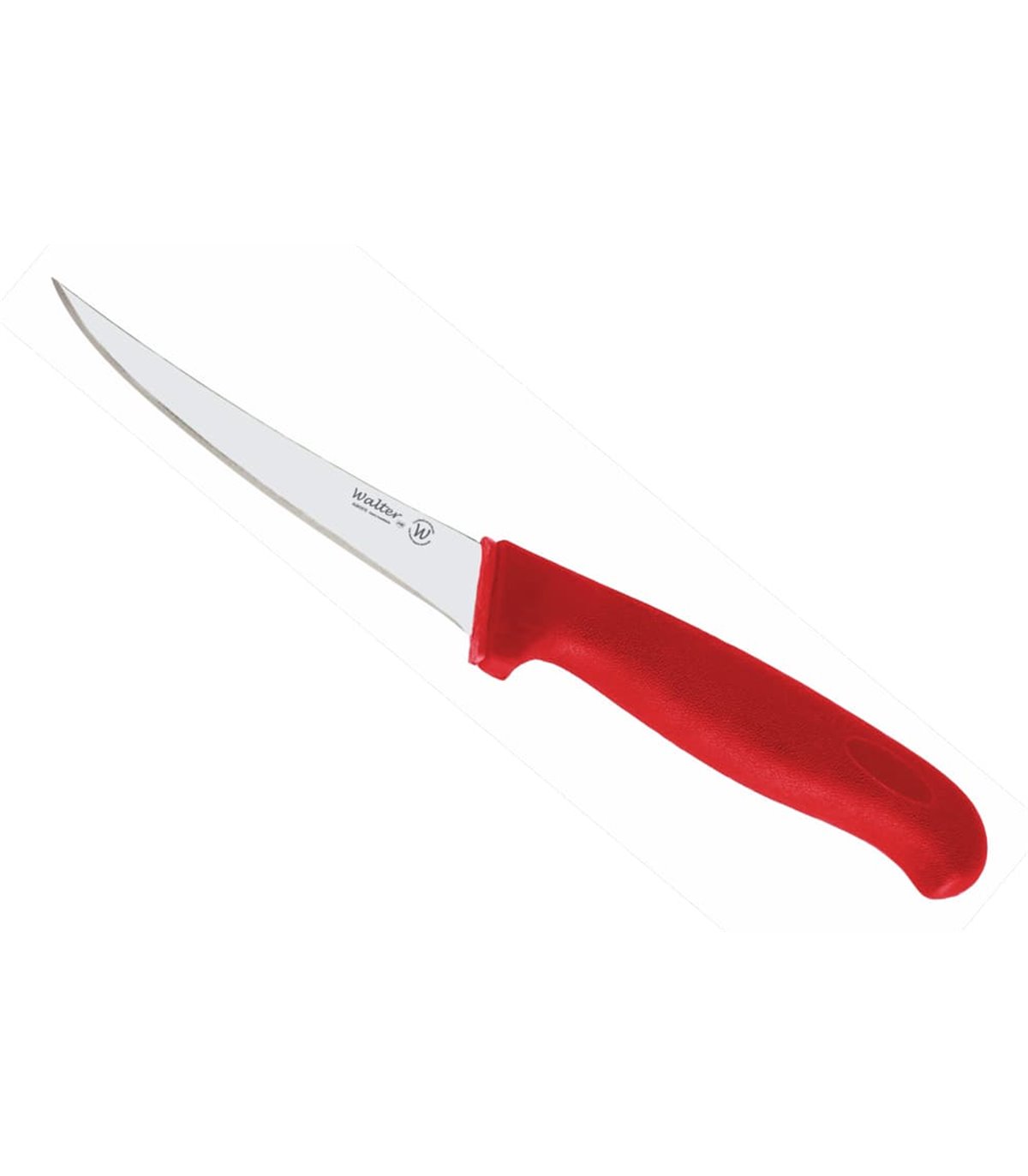 Deshuesador Curvo 13 Cm - Mango Rojo, Display