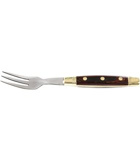 Juego 3 Uds. - Tenedor Tres Púas Mango Coral 9 cm