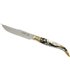 Juego 3 Uds. - Cuchillo Navaja Mango Metacrilato Asta de Toro 10,5 cm